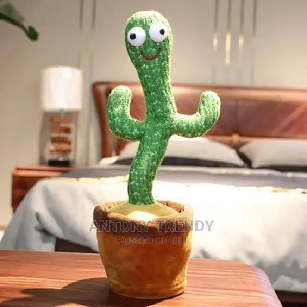 Prickly Present: Dancing Cactus Toy.