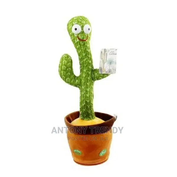 Singing Dancing Cactus Toy With Mimicking Cactus Plushtoy.