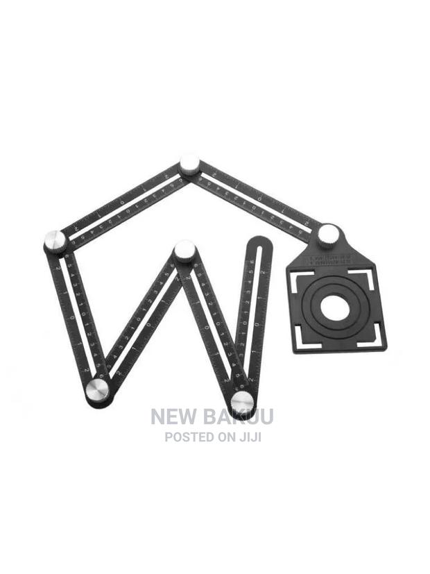 Tolsen Aluminum Alloy Multi Angle Measuring Six-Fold Ruler
