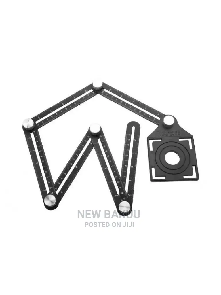 Tolsen Aluminum Alloy Multi Angle Measuring Six-Fold Ruler