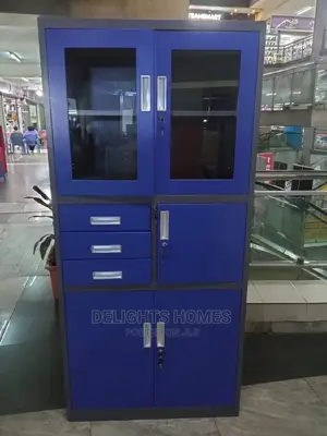Metallic Steel Cabinet With Safe