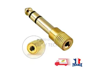 Socket Adapter 6.5 Mm Jack Plug to 3.5 Mm Male Female Stereo