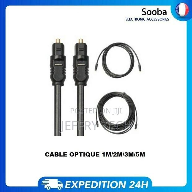 Fibre Optical Cable Tv Digital Audio and 5m Male to Male Tos