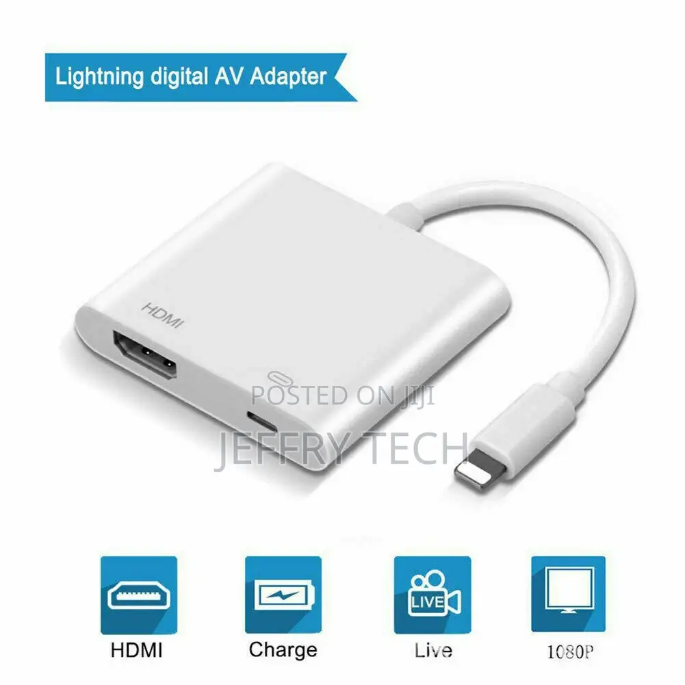 Lot 8 Pin to HDMI Cable Digital AV TV Adapter for iPhone 6 7