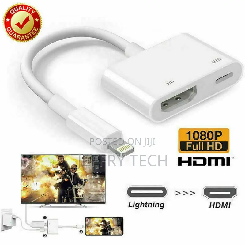 Lot 8 Pin to HDMI Cable Digital AV TV Adapter for iPhone 6 7