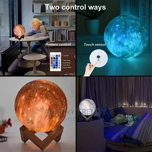 Sophisticated Atmosphere With the Top Colorful Moon Lamps .