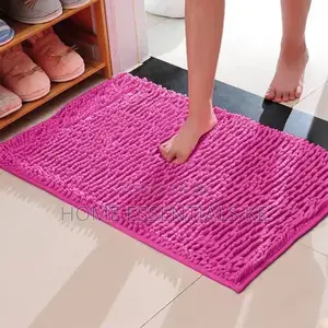 Non Slip, Absorbent Microfiber Door /Bathroom Mat 50*80 Cm