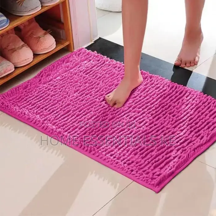 Non Slip, Absorbent Microfiber Door /Bathroom Mat 50*80 Cm
