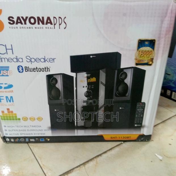 3.1 Ch Sht-1130bt Sayona Woofers Multimedia Speaker.