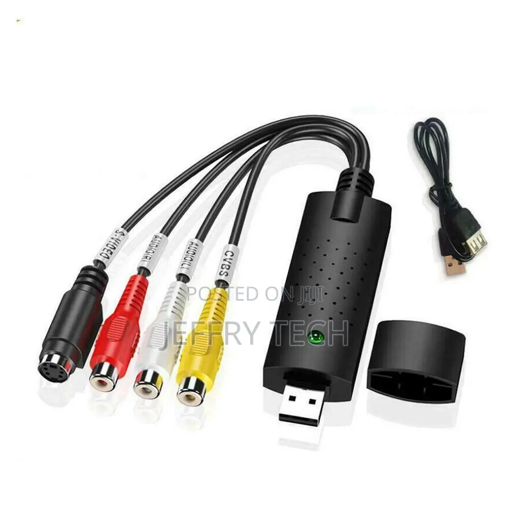USB 2.0 VHS Tapes Tape to DVD VCR Audio Video Converter Card