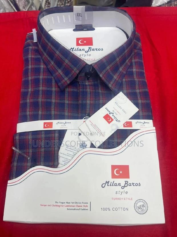 Quality Men Official Checked Shirts - thumbnail 5