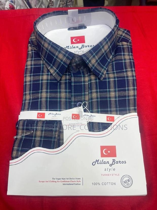 Quality Men Official Checked Shirts - main view