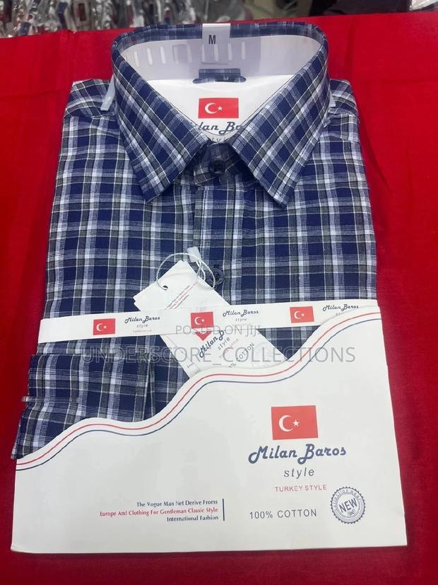 Quality Men Official Checked Shirts - thumbnail 2