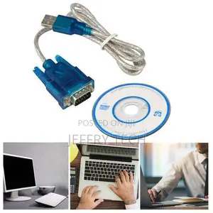 USB 2.0 Male to Serial RS232 DB9 Com Port Adapter Cable Conv