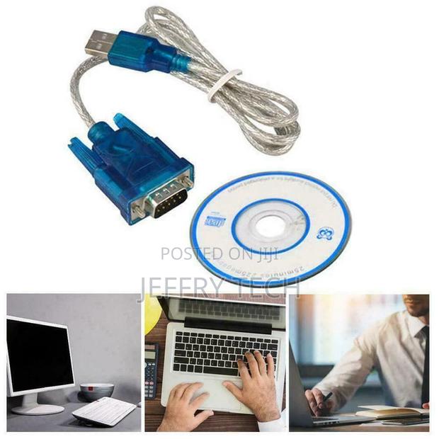 USB 2.0 Male to Serial RS232 DB9 Com Port Adapter Cable Conv