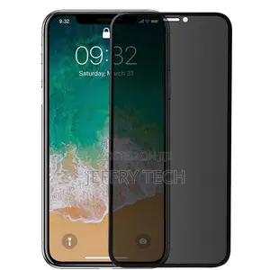 iPhone Xs Max 6.5 Privacy Full Curved Clear Temper Glass Pho