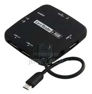 7in1 Micro USB OTG Adapter OTG Hub MS M2 SD TF Card Reader F