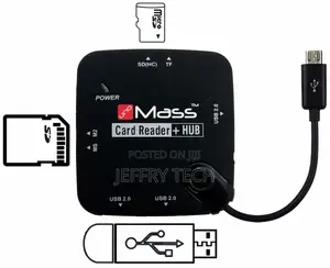 7in1 Micro USB OTG Adapter OTG Hub MS M2 SD TF Card Reader F