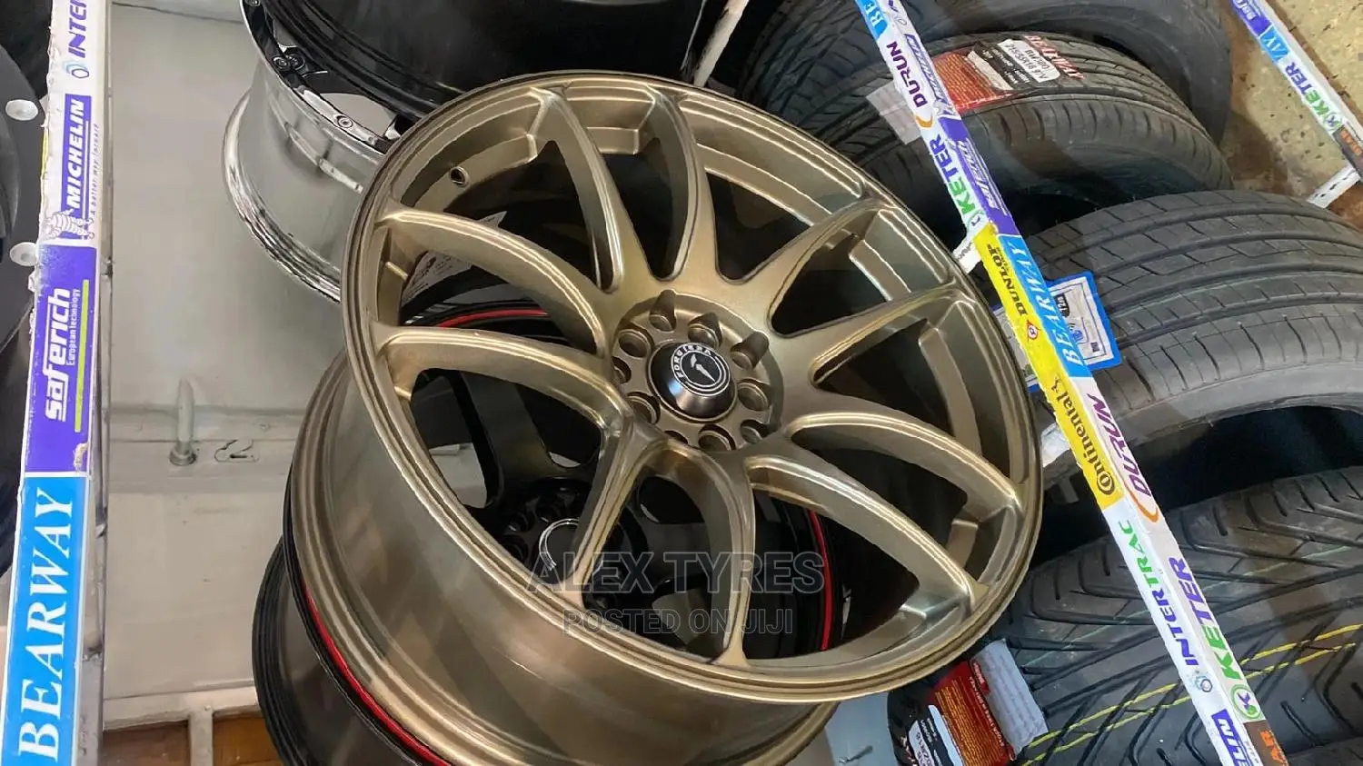 Size 18 Inches Harrier, Vanguard,Mark X Offset Rims Set