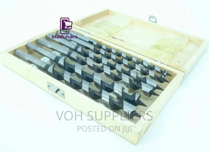 Strong 6PCS X 300mm Auger Bit Set for Woodworking