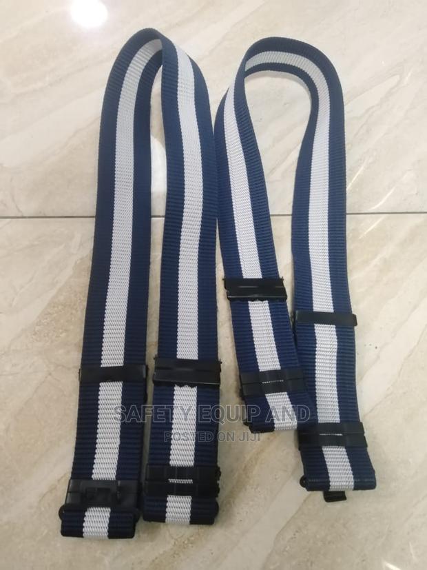 Navy Blue/White Security Belts