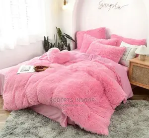 Light Pink Fluffy Duvet