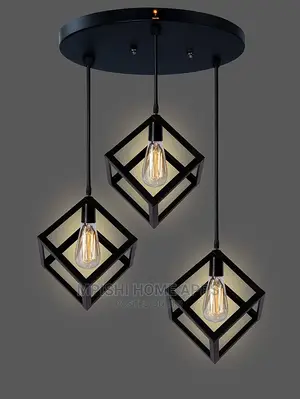 Cube Shape Pendant Light Set