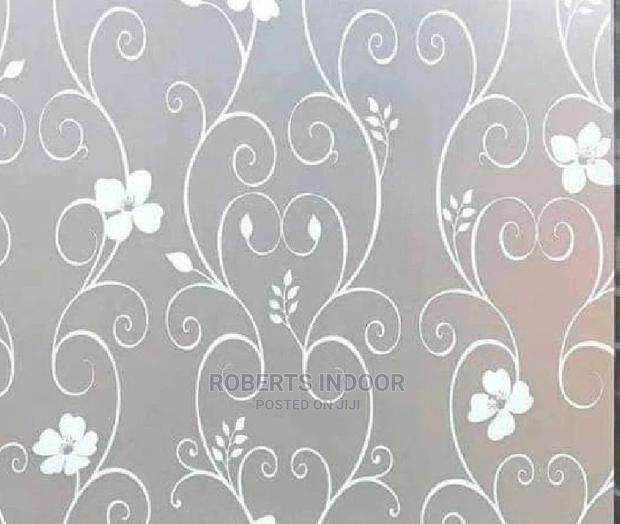 Flowered Obscure Window Film