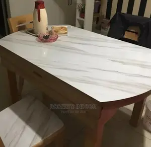 White Detailed Marble Contact Paper
