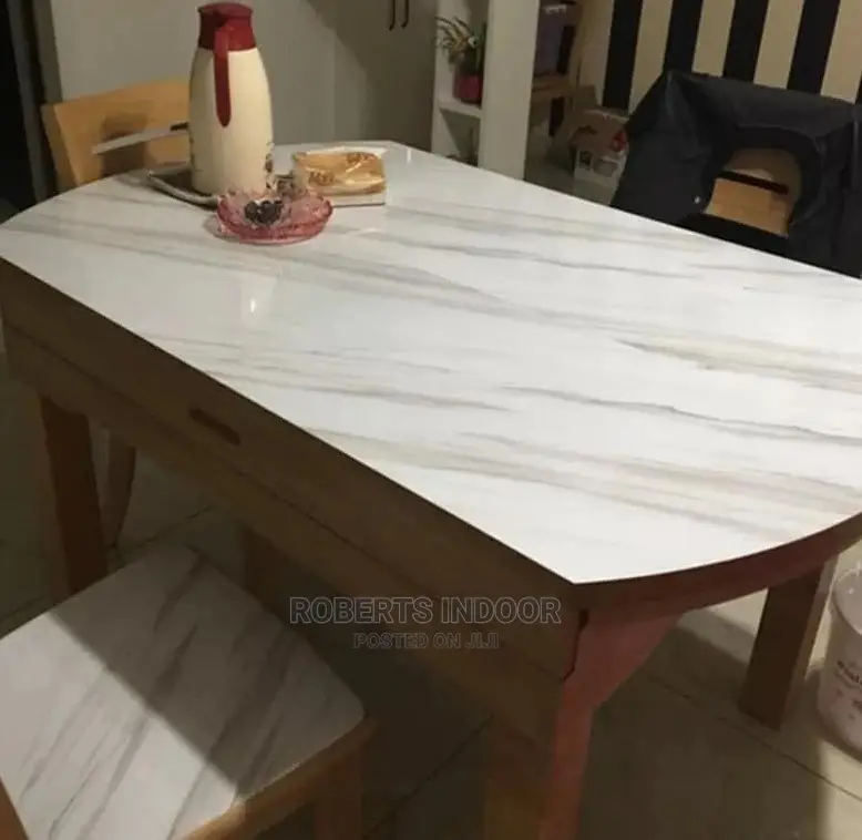 White Detailed Marble Contact Paper