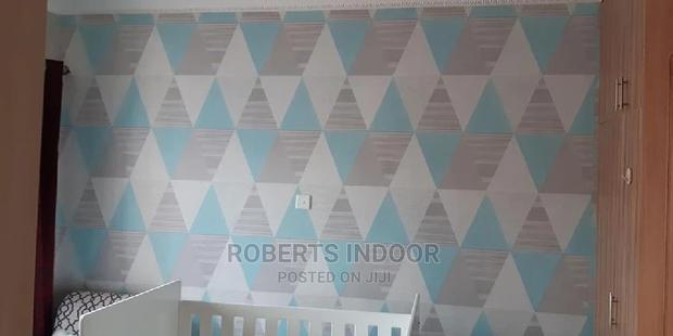 Triangle Blue Selfadhesive Wallpapers