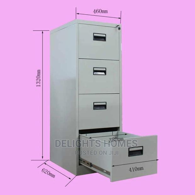 4 Drawer Metallic Locker Office Cabinets - thumbnail 2