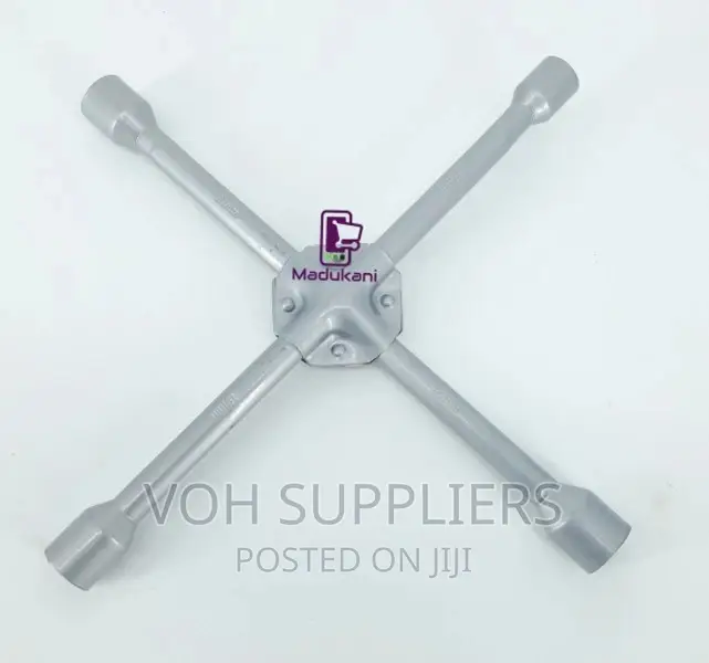 NEW Extra Heavy Duty Reinforced 14-Inch Cross Wheel Spanner