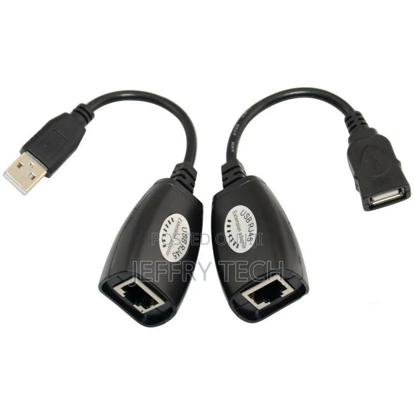 150FT USB 2.0 Male to Female Cat 5e 6e RJ45 LAN Extender Ext