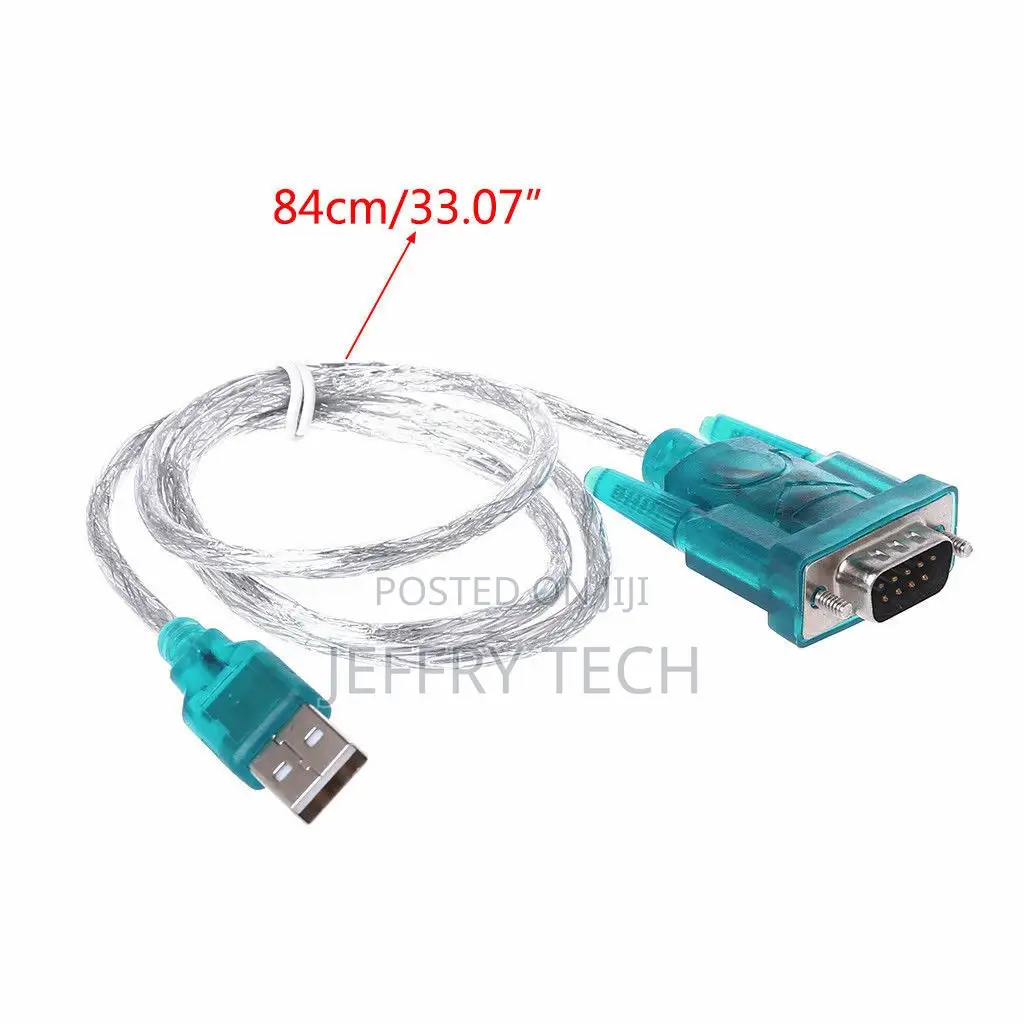 USB to 9-Pin DB9 RS232 Rs-232 Serial Cable Adapter Converter