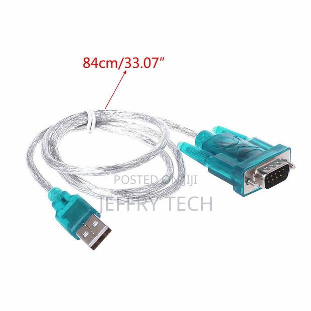 USB to 9-Pin DB9 RS232 Rs-232 Serial Cable Adapter Converter - thumbnail 2