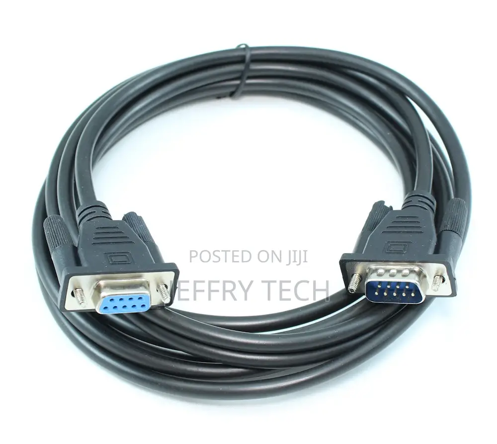 5m Serial Cable DB9/DB9 RS232 Male to Female EXTENSION Cable