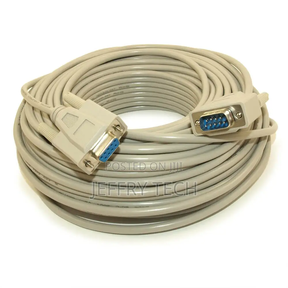 10m Serial Cable DB9/DB9 RS232 Male to Female EXTENSIO Cable