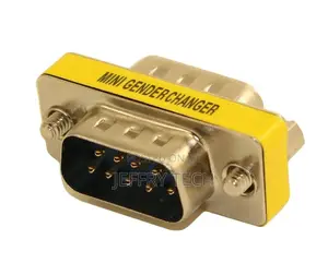 Serial Port Gender Changer Adapter (Male/Male) DB9 Nickel Pl