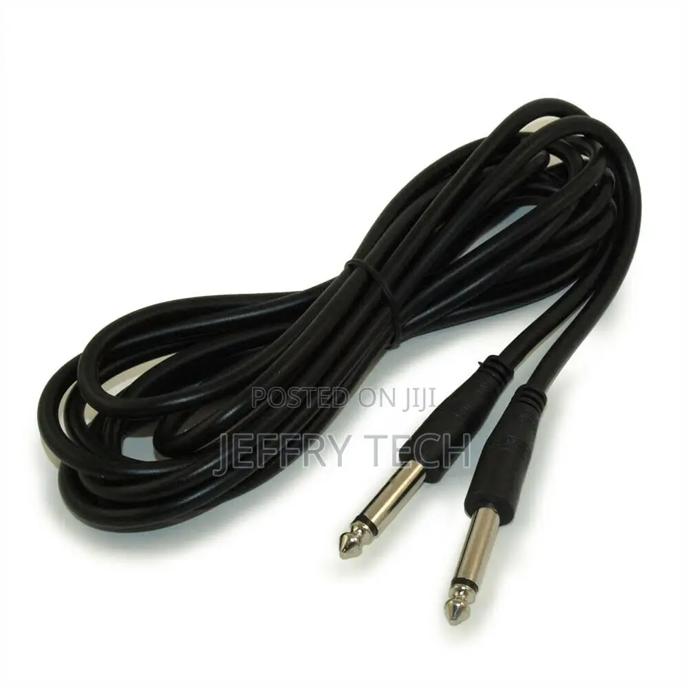 1/4inch MONO (TS) Guitar Cable Male to Male 10 Mtrs