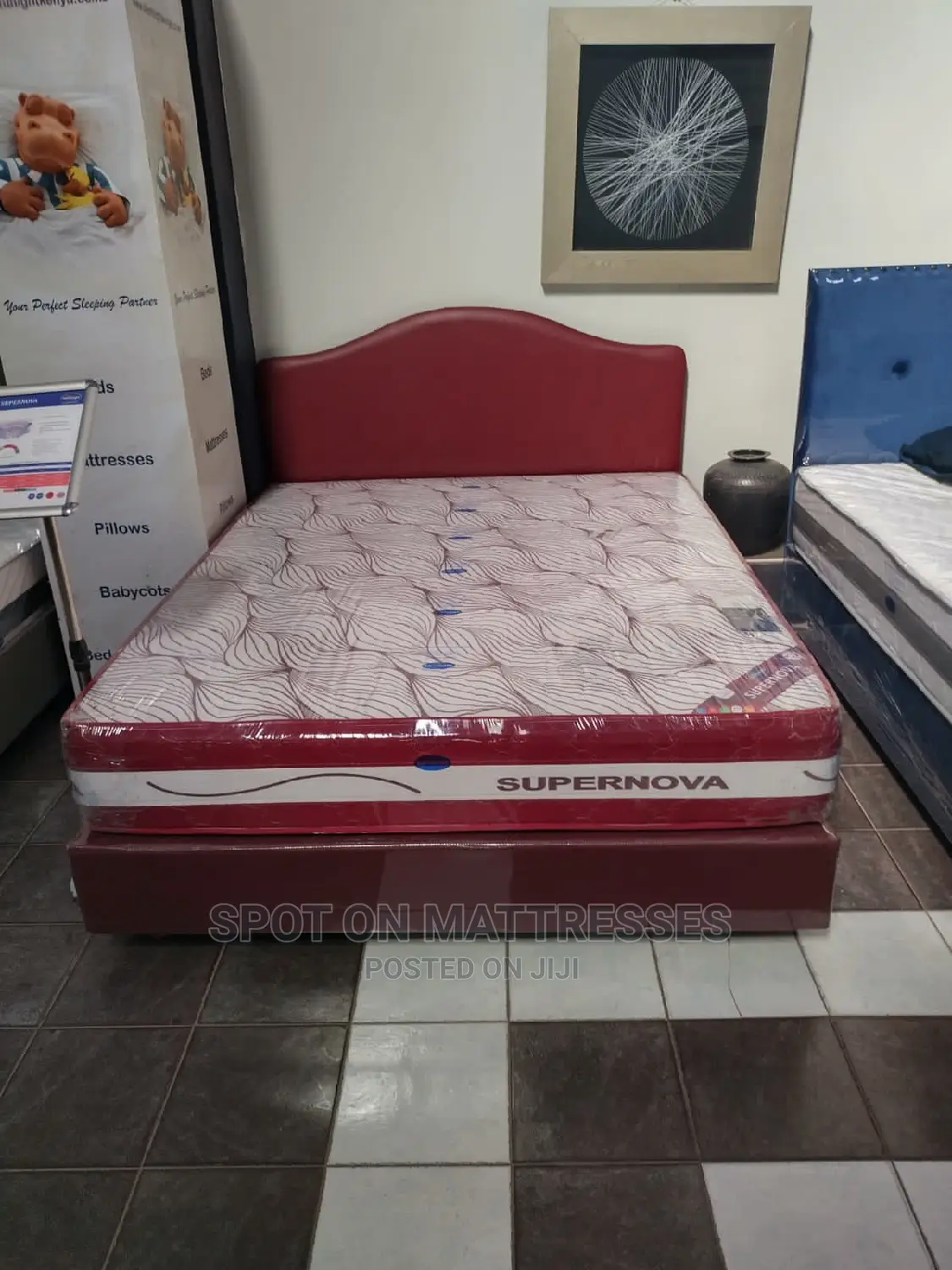 Complete Bedset (Spring Mattress+ Bed)