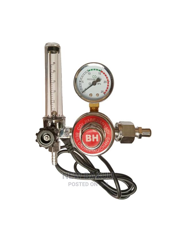 Inlet CO2 Flow Meter Pressure Regulator Gauge With Flowmeter - main view