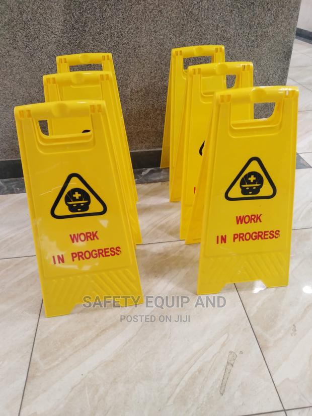 Wet Floor/Cleaning in Progress Signages - main view
