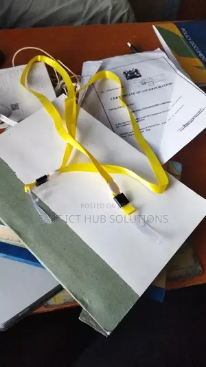 Lanyard With Badge + Double Sided ID Card Holder