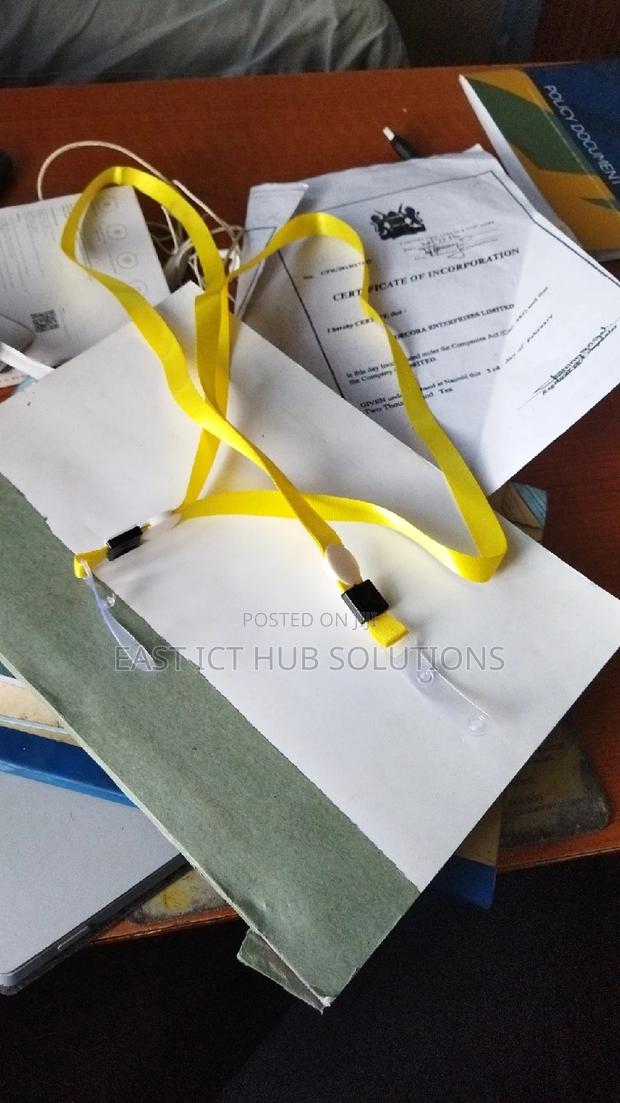 Lanyard With Badge + Double Sided ID Card Holder