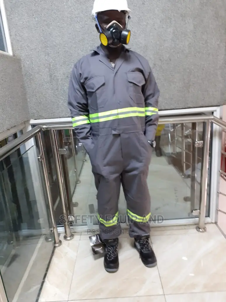 Grey Tetrex Reflective Coveralls