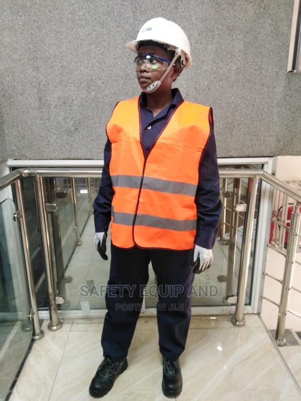 Imported Orange Reflective Vests - main view