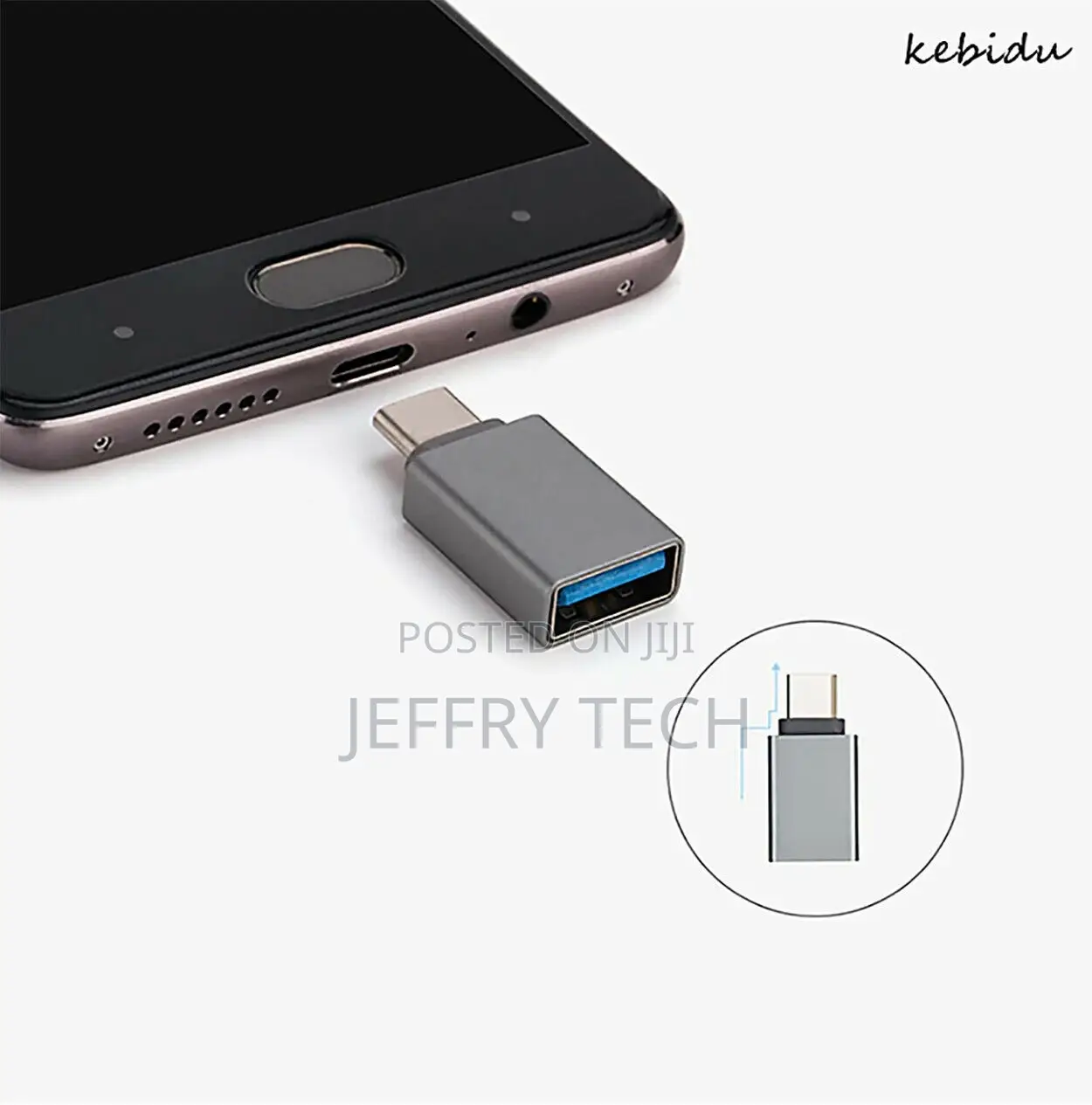 Usb Adapter-C 3.1 Type C Male to Usb Otg 3.0 a Female Connec