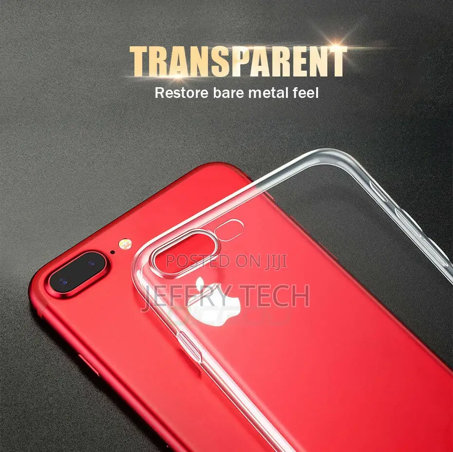 Transparent Silicone Clear Back Cover Case for iPhone 13 Pro