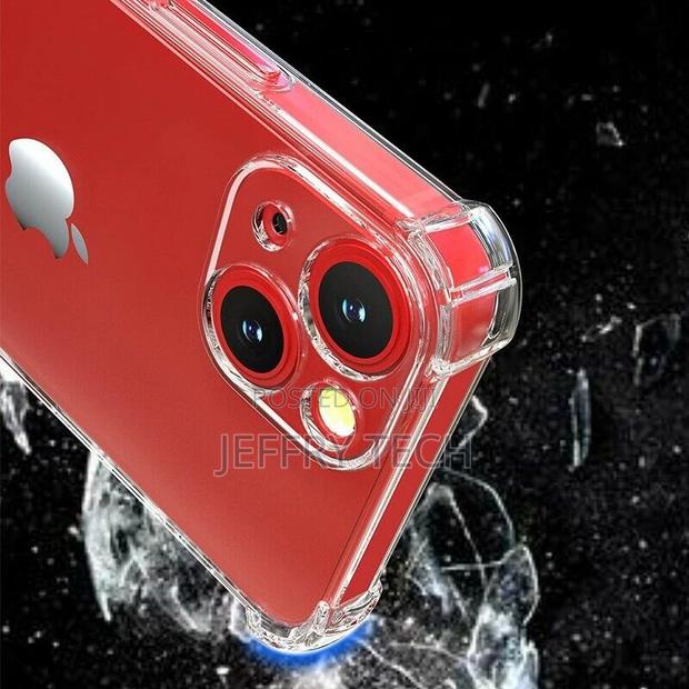 iPhone 13 Pro Anti Shock Anti Yellow Transparent Tpu Case - thumbnail 3